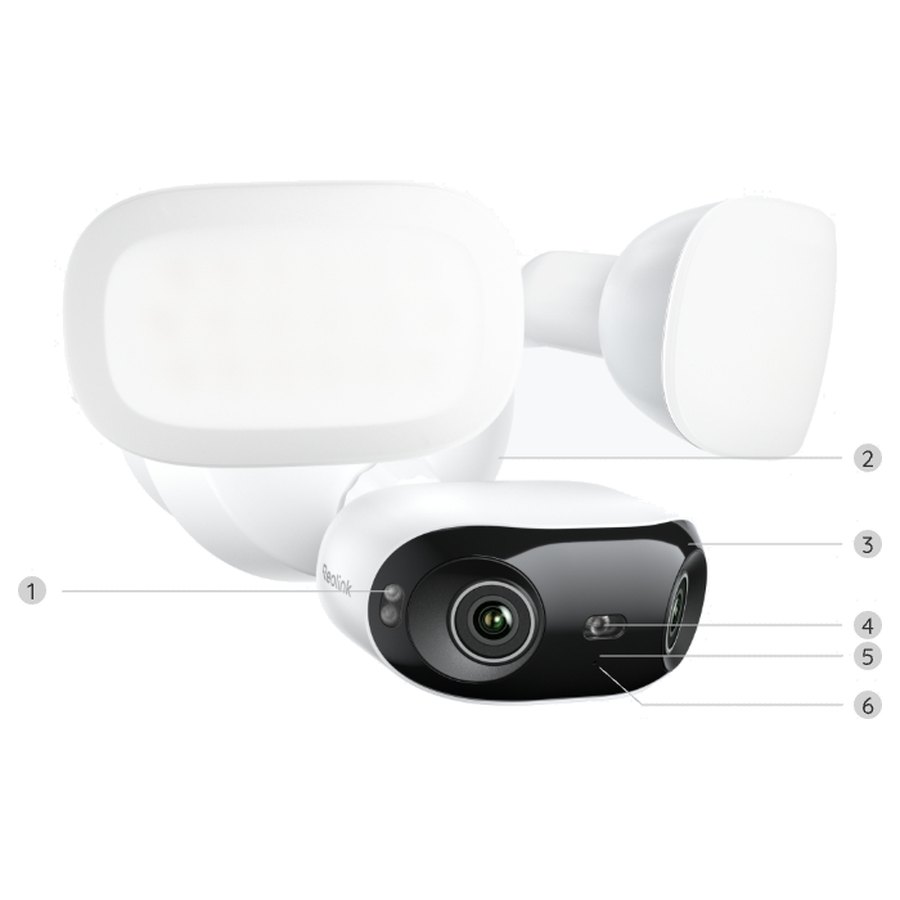 Reolink Elite Pro Floodlight PoE edestä