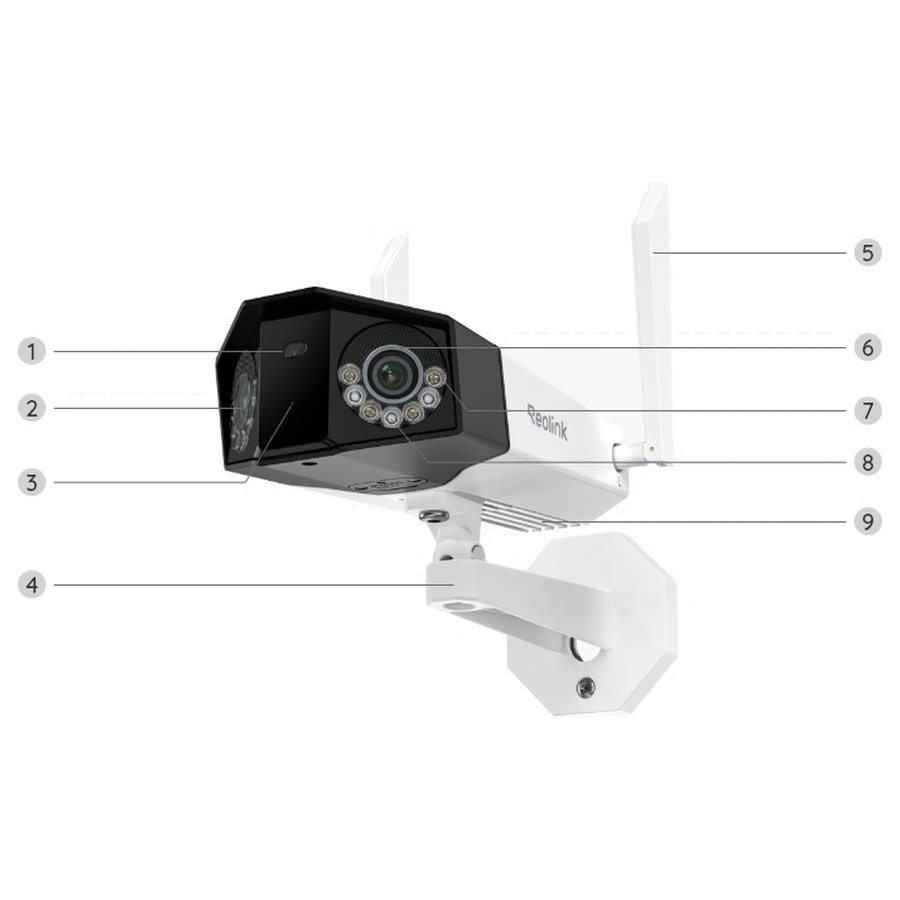 Reolink Duo 3 WiFi edestä
