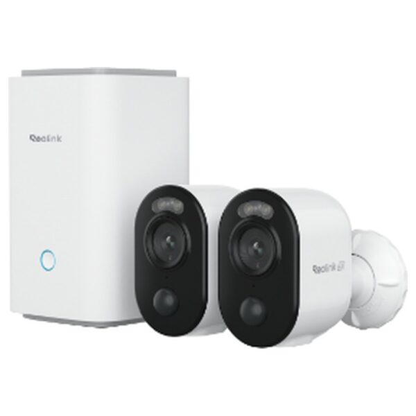 Reolink Home Hub -sarja: 2 × Argus 3 Ultra + Home Hub, 8 MP