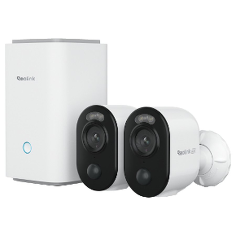 Reolink Home Hub -sarja: 2 × Argus 3 Ultra + Home Hub, 8 MP
