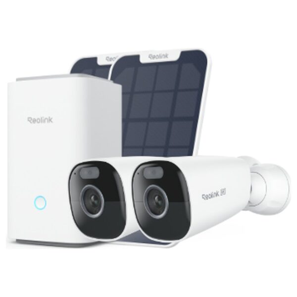 Reolink Home Hub -sarja: 2 × Argus Eco Ultra + Home Hub, 8 MP