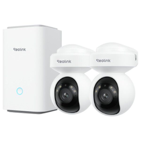 Reolink Home Hub -sarja: 2 × E1 Outdoor + Home Hub, 5 MP