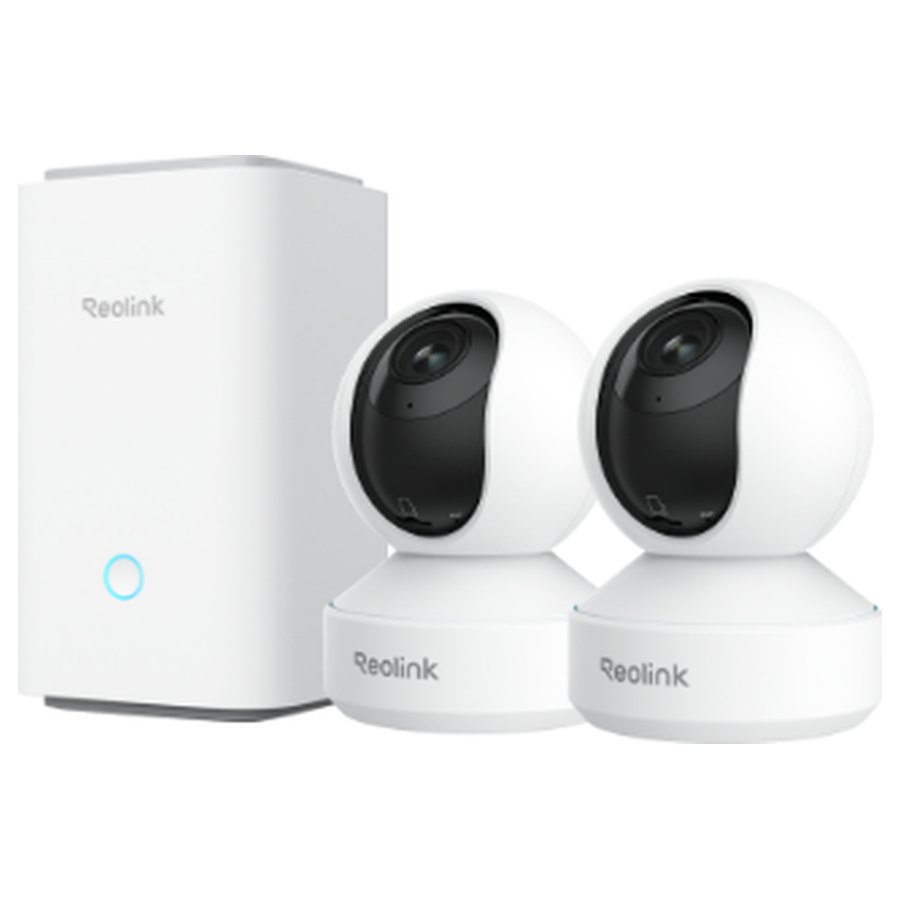 Reolink Home Hub -sarja: 2 × E1 Zoom + Home Hub, 5 MP