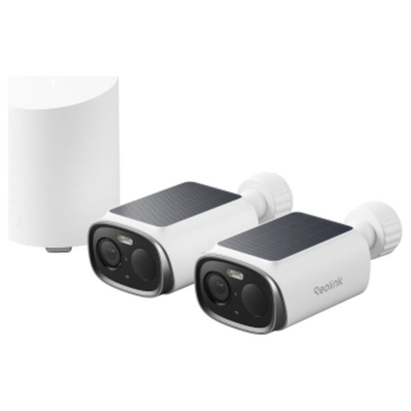Reolink Home Hub Mini -sarja: 2 tai 4 × Argus Solar + Home Hub Mini, 5 MP