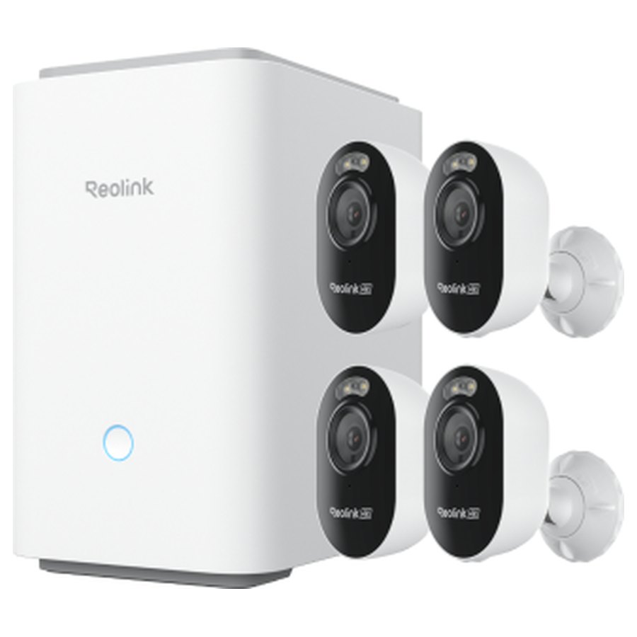 Reolink Home Hub Pro -sarja: 4 × Lumus Pro + Home Hub Pro, 8 MP