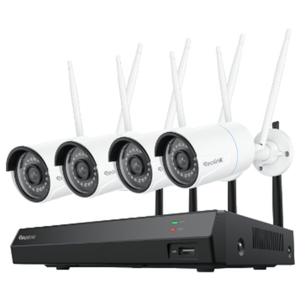 Reolink RLK12-500WB4 -WiFi-valvontasarja: tallennin + 4 kameraa, 5 MP