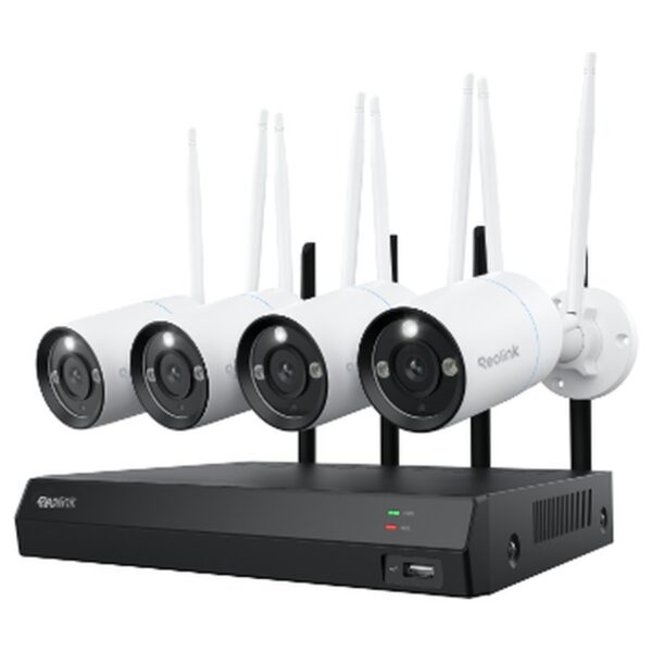 Reolink RLK12-800WB4 -WiFi-valvontasarja: tallennin + 4 kameraa, 4K