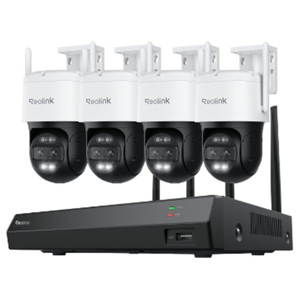 Reolink RLK12-800WTM4 -WiFi-valvontasarja: tallennin + 4 TrackMix-kameraa, 4K