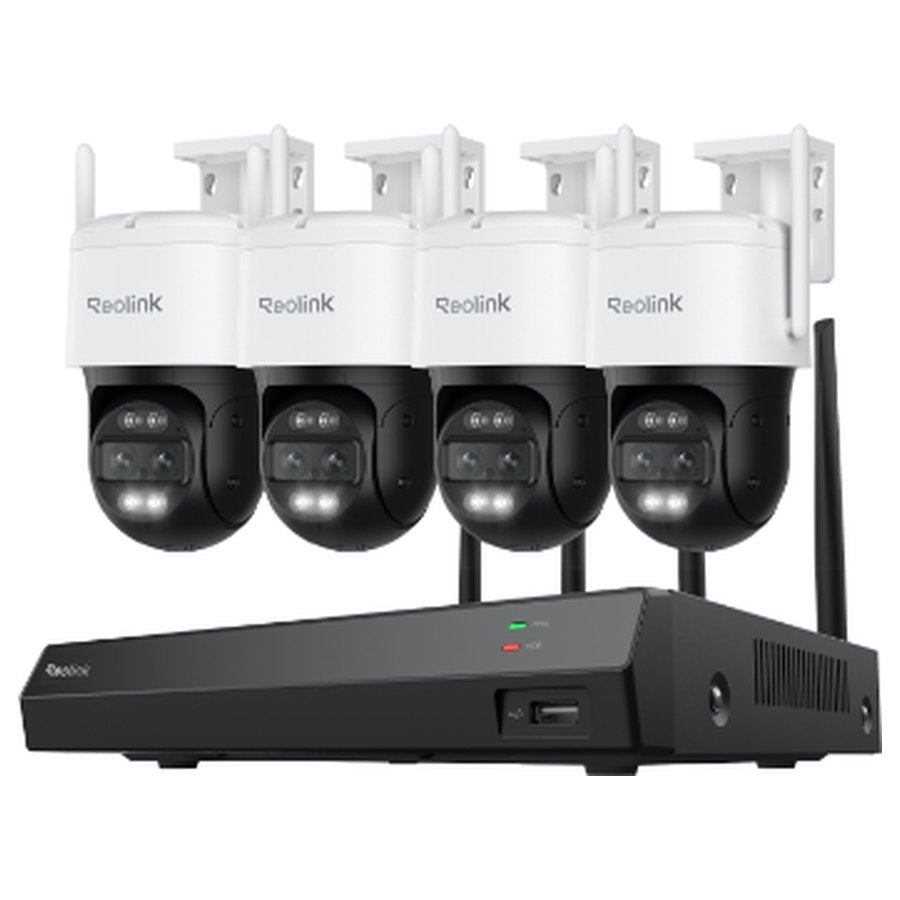 Reolink RLK12-800WTM4 -WiFi-valvontasarja: tallennin + 4 TrackMix-kameraa, 4K