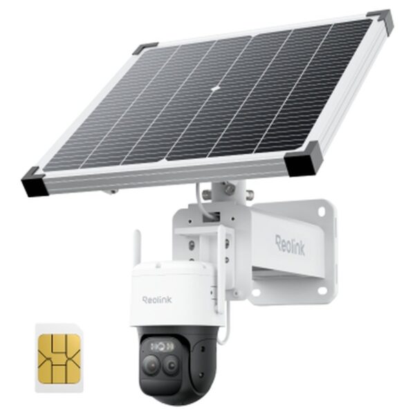 Reolink TrackMix LTE Plus 2 4G-valvontakamera aurinkopaneelilla ja akkupaketilla, 4 MP