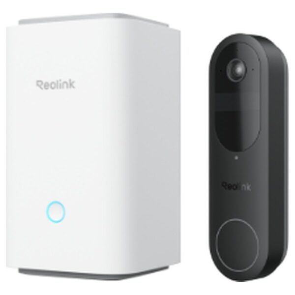 Reolink-ovikellokamerasarja: Video Doorbell (Battery) + Home Hub, 4 MP