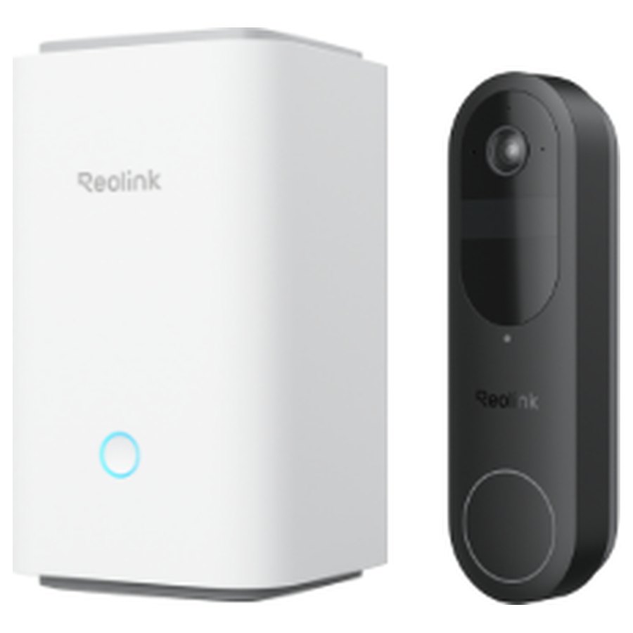 Reolink-ovikellokamerasarja: Video Doorbell (Battery) + Home Hub, 4 MP
