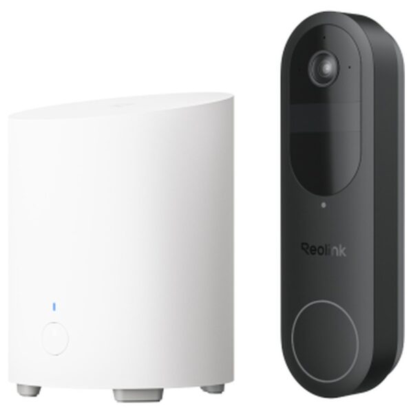 Reolink-ovikellokamerasarja: Video Doorbell (Battery) + Home Hub Mini, 4 MP