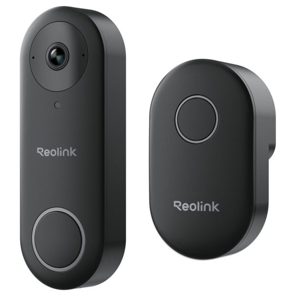 Reolink Video Doorbell WiFi -ovikellokamera, musta