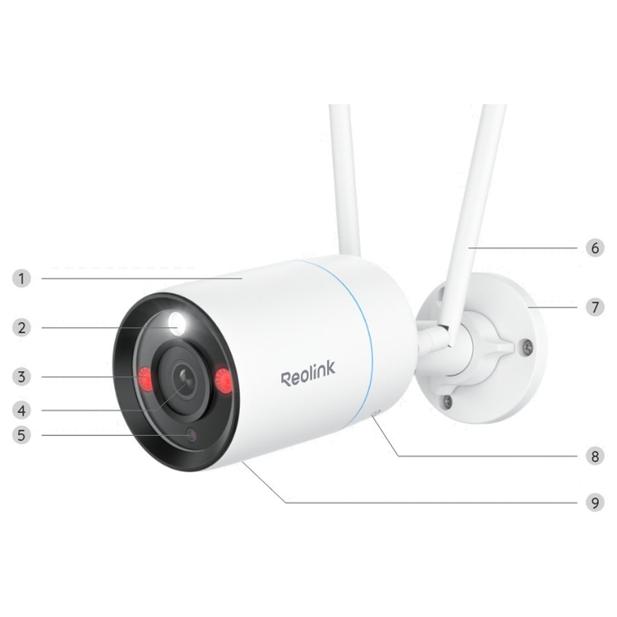 Reolink RLC-810WA edestä