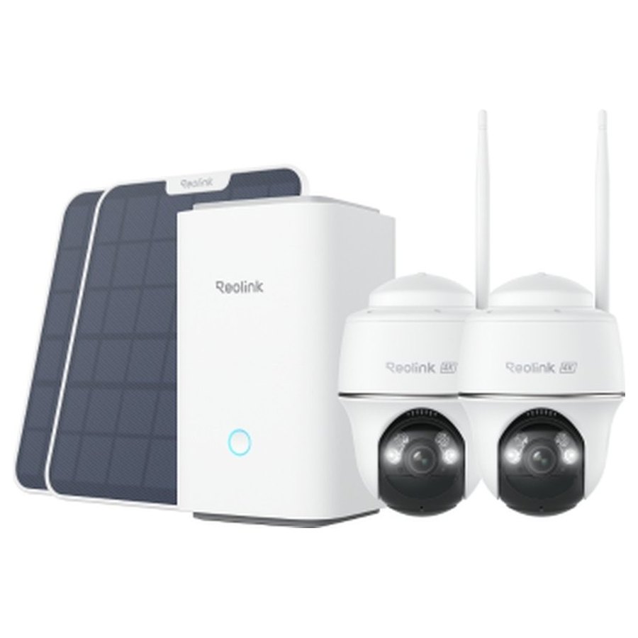 Reolink Home Hub -sarja: 2 × Argus PT Ultra + Home Hub, valkoinen